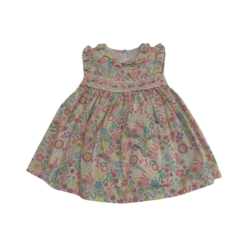 Flower dress with bunnies 🐰- NEW